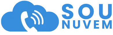 Logotipo Sou Nuvem PABx em Nuvem